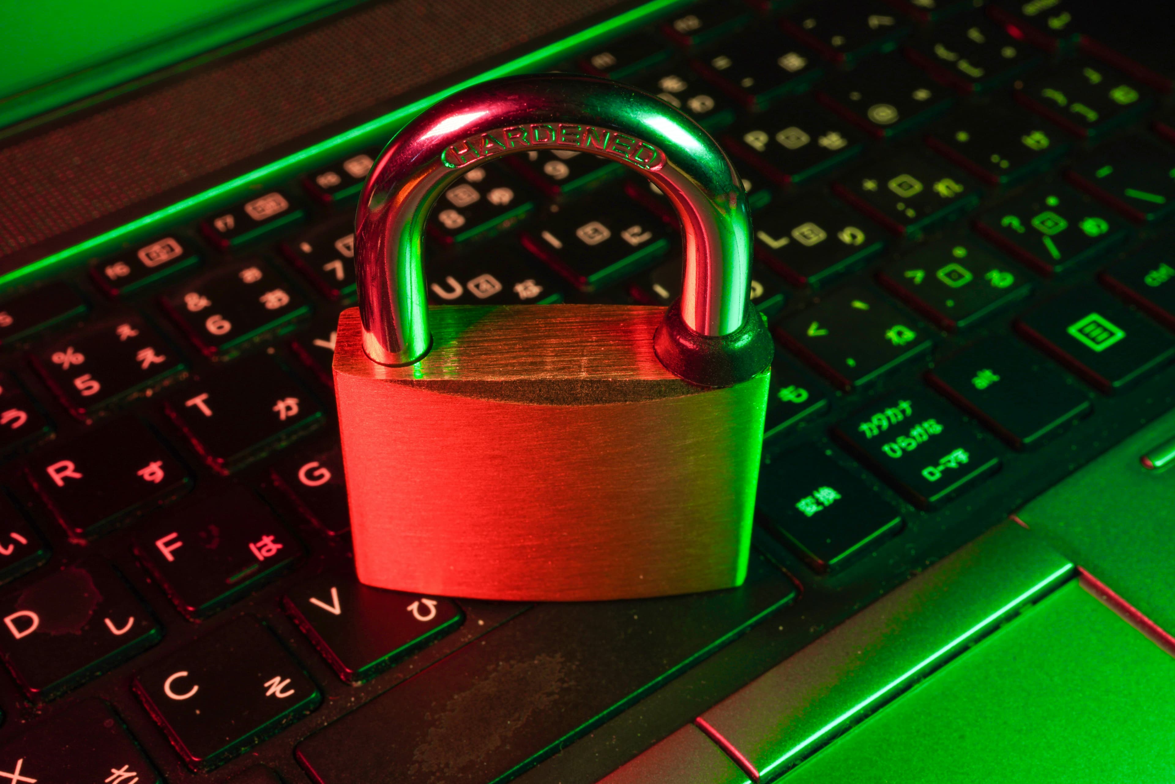 Security lock and warning symbols representing Claude Code hooks as safety guardrails for AI agent actions